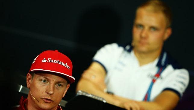 Bottas and Raikkonen came to blows in Sochi last month.