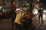 Fans celebrate in the street in the Mission District after the San Francisco Giants defeated the Kansas City Royals in Game 7 of the World Series, in San Francisco, California October 29, 2014. REUTERS/Robert Galbraith