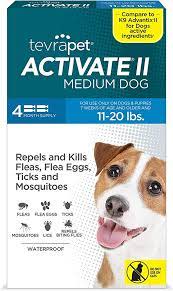 TevraPet Activate II Flea and Tick Prevention for Dogs