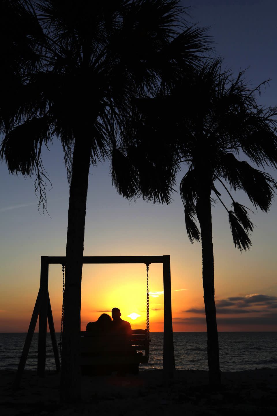 couple at sunset