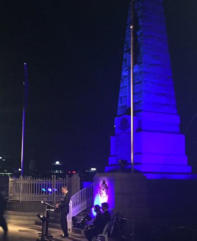 The dawn service at Perth's Kings Park. Source: Jessica Paige.