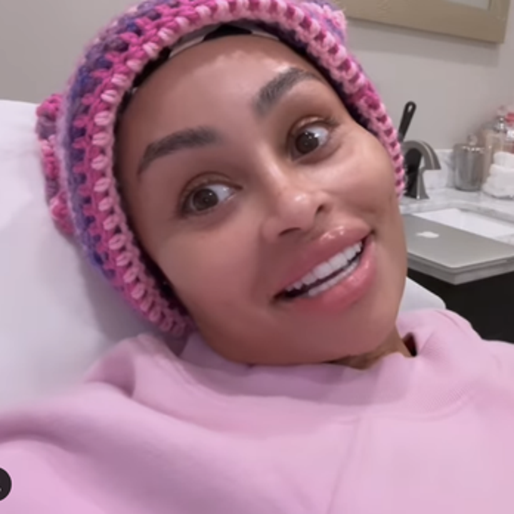 Blac Chyna in a medical office smiling