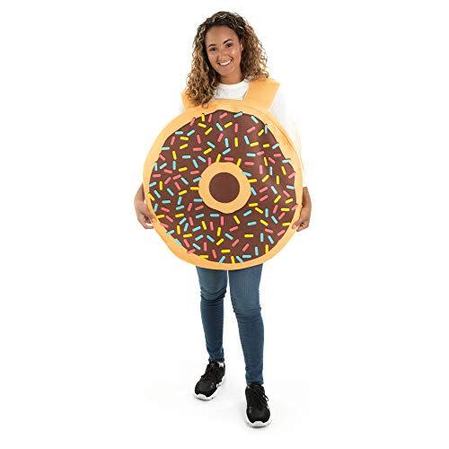 22) Chocolate Donut Costume Adult - Chocolate Sprinkled Donut Halloween Costume