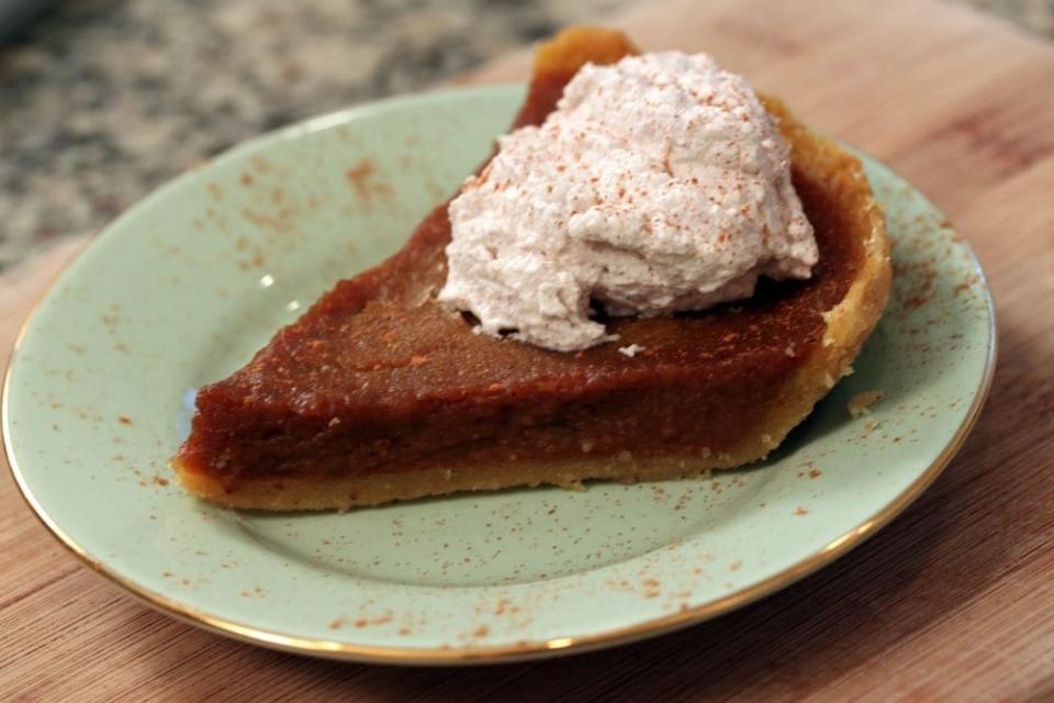If you're going to make a classic pumpkin pie, let it be this one. The cinnamon-infused whipped cream takes what could be an ordinary (but very good) pumpkin pie, and makes it undeniably special. To be clear: I secretly love a dollop of Cool Whip or a swirl of the canned stuff as much as anyone else, but if you can spend the extra couple of minutes making this homemade whip, it's so, so worth it.Recipe: Classic Pumpkin Pie With Cinnamon Whipped Cream