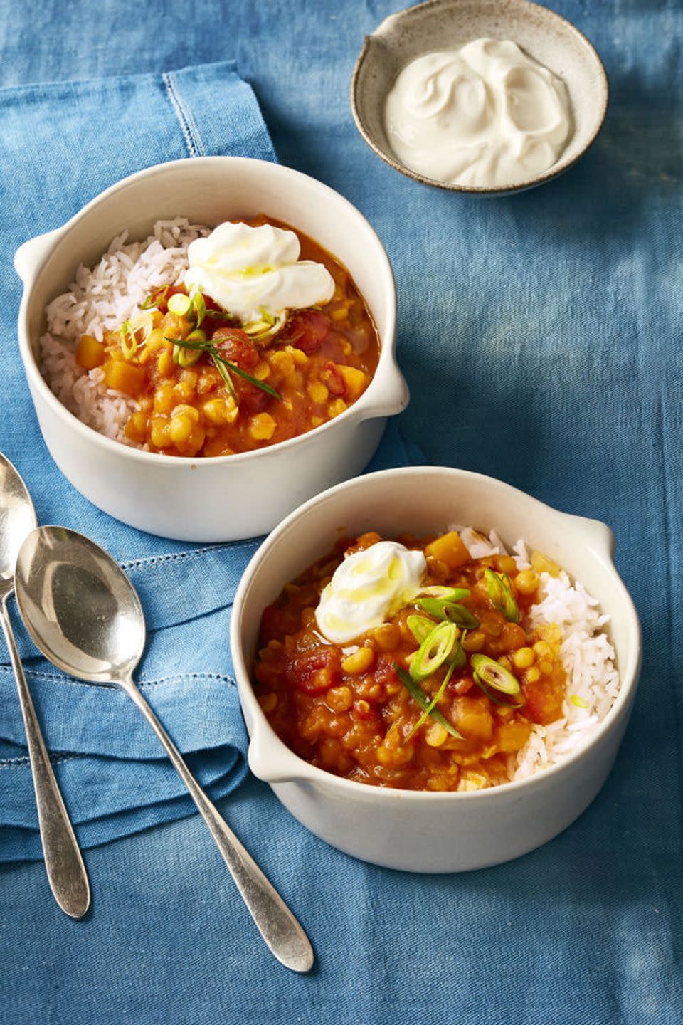 Slow Cooker Curried Butternut Squash Stew