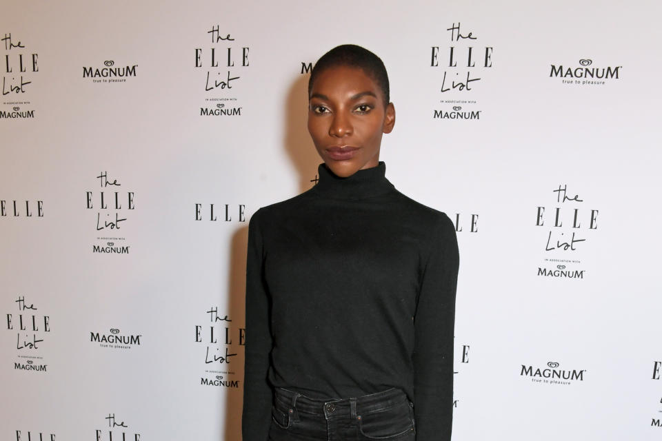 Michaela Coel celebrates The ELLE List on June 19, 2019. (Photo by David M. Benett/Dave Benett/Getty Images for Hearst Magazines)