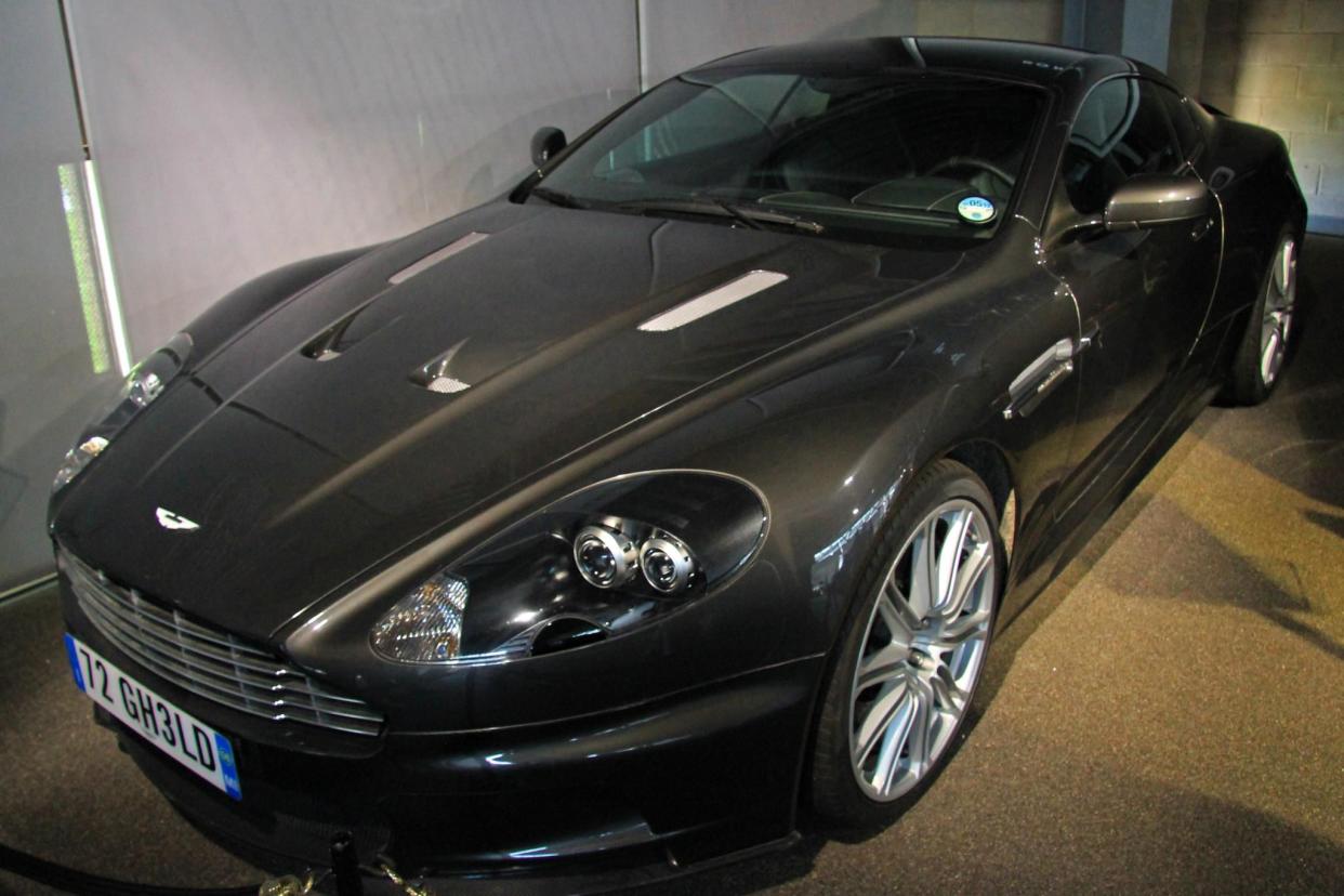 Aston Martin DBS driven by Bond in the film