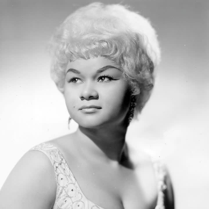 Closeup of Etta James