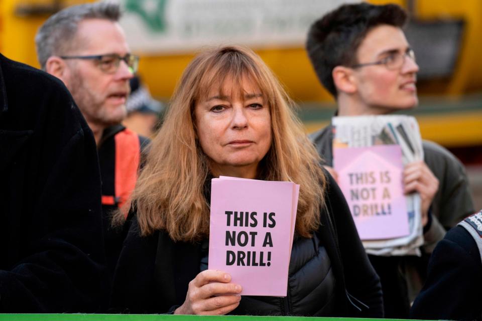 Climate change protester from the Extinction Rebellion activist group (AFP/Getty Images)