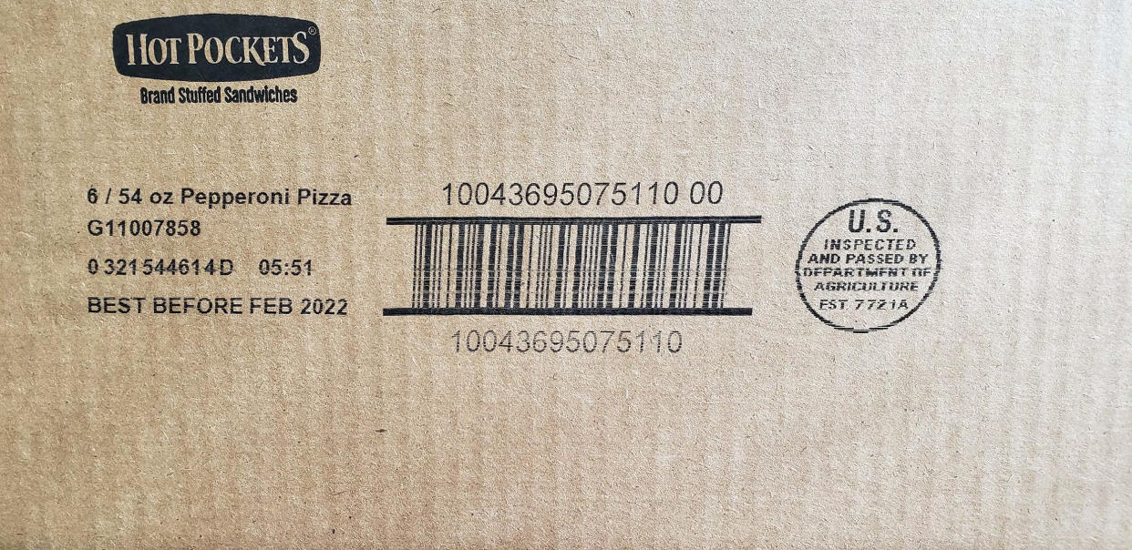 Some Hot Pockets recalled for potential 'choking or laceration risk' (USDA FSIS)