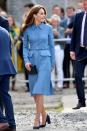 <p>The Duchess of Cambridge attend the naming ceremony for The RSS Sir David Attenborough in an <a href="https://www.alexandermcqueen.com/us" rel="nofollow noopener" target="_blank" data-ylk="slk:Alexander McQueen;elm:context_link;itc:0;sec:content-canvas" class="link ">Alexander McQueen</a> coat. </p>