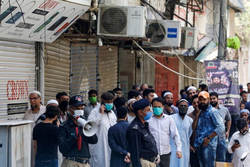 FILE PHOTO: The spread of the coronavirus disease (COVID-19) in Karachi