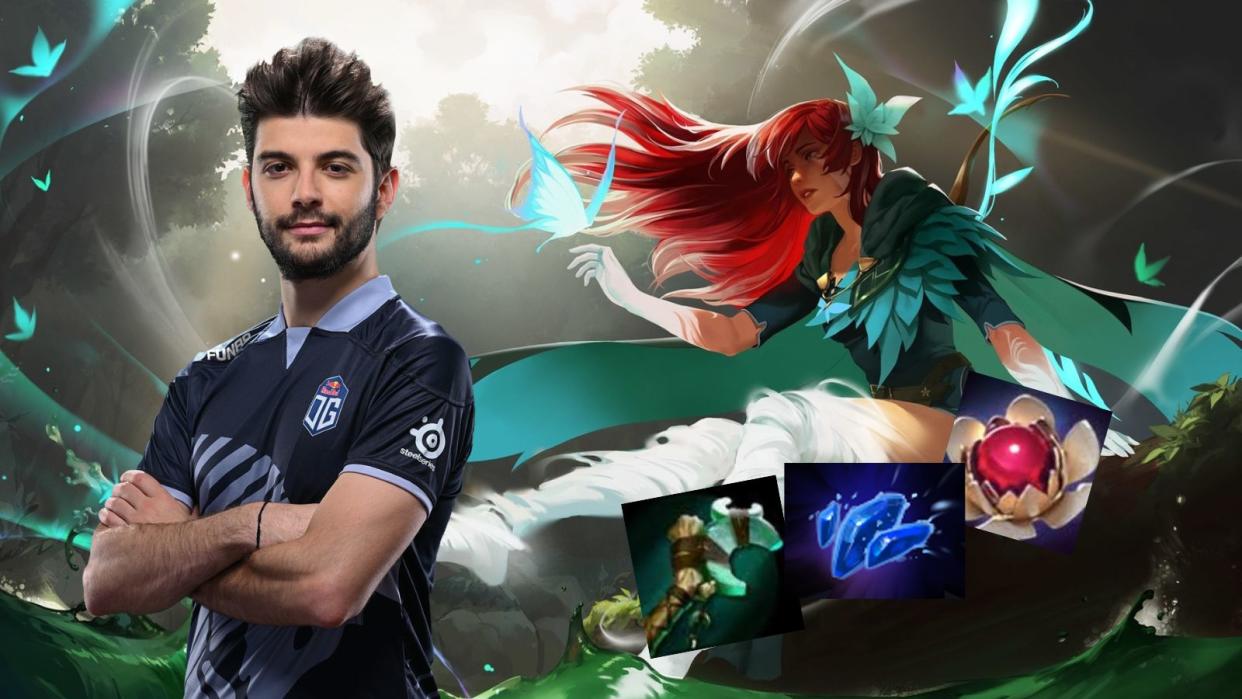 One of the key factors in Ceb's success on Windranger back in the ESL One Dota 2 Stockholm Major were his item purchases, especially his preference for the hero's Aghanim's Shard upgrade. (Photos: OG, Valve Software)