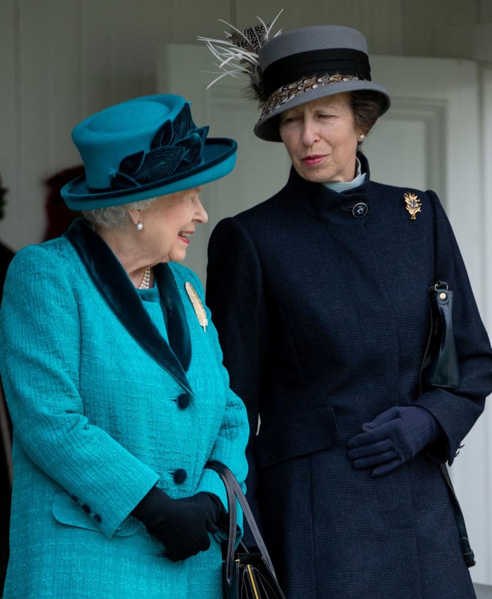 4) The Queen and Anne, Princess Royal