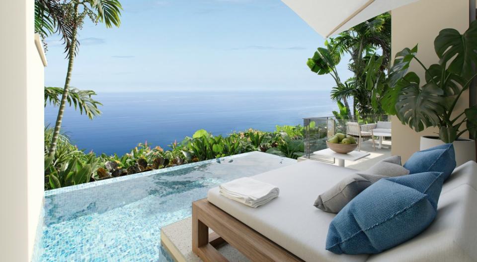 Six Senses La Sagesse is opening in April. Courtesy of Six Senses