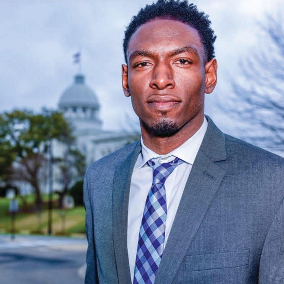 Rep. Jeremy Gray, who played cornerback for the North Carolina State Wolfpack and later played in the Canadian Football League, has taught yoga and said it felt physical and mental benefits from the practice.