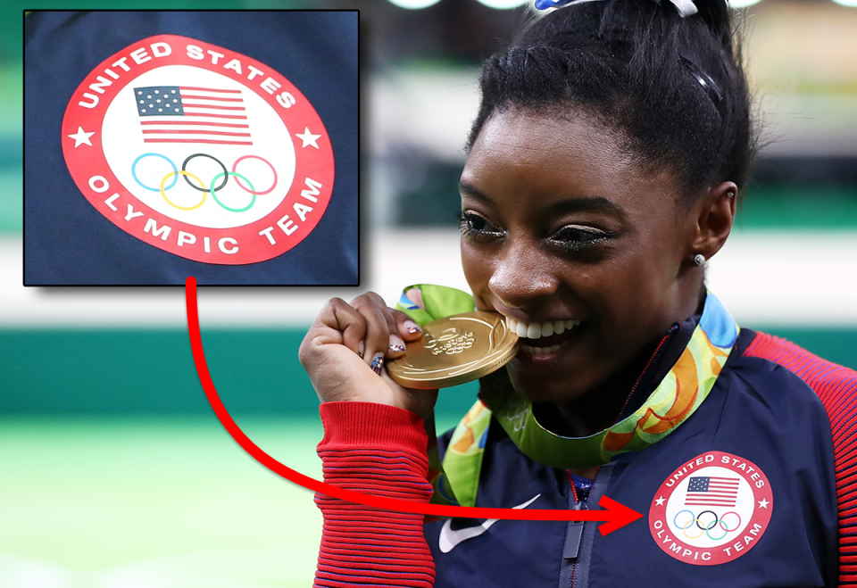 Simone Biles, Olympic Logo