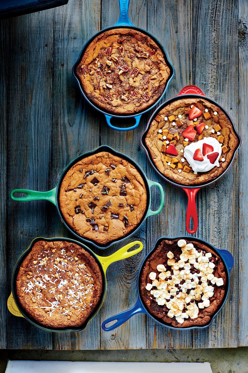 Strawberry Shortcake Deep-Dish Skillet Cookie