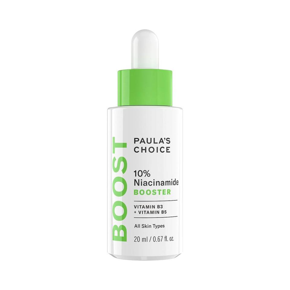 <p><a href="https://go.redirectingat.com?id=74968X1596630&url=https%3A%2F%2Fwww.sephora.com%2Fproduct%2Fpaulas-choice-10-niacinamide-booster-P480628&sref=https%3A%2F%2Fwww.elle.com%2Fbeauty%2Fmakeup-skin-care%2Fg60176878%2Fbest-niacinamide-serum%2F" rel="nofollow noopener" target="_blank" data-ylk="slk:Shop Now;elm:context_link;itc:0;sec:content-canvas" class="link ">Shop Now</a></p><p>Paula's Choice 10% Niacinamide Booster</p><p>sephora.com</p><p>$49.00</p><span class="copyright">Courtesy of the brands</span>