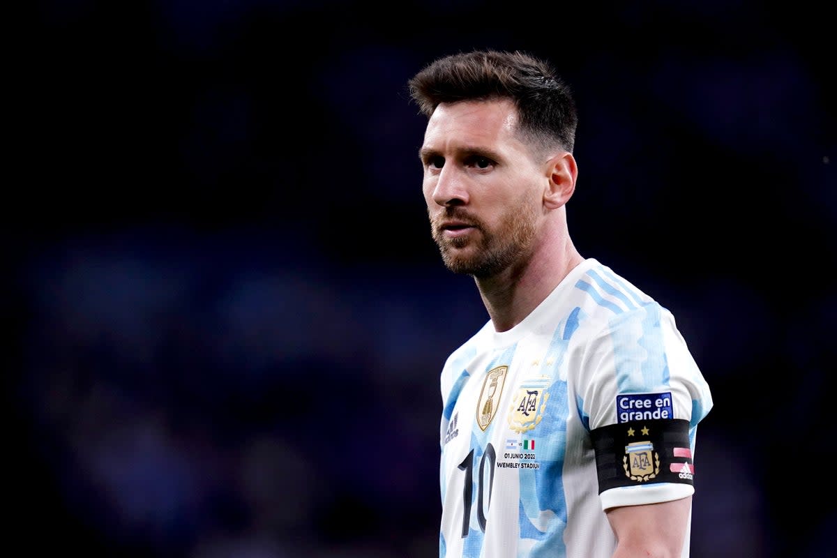 Argentina’s Lionel Messi (John Walton/PA) (PA Wire)