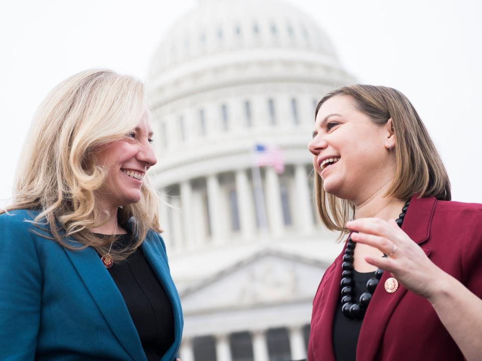 Reps. Spanberger and Slotkin have both offered high praise for Jeffries — after refusing to support Pelosi's leadership bid in both 2019 and 2021.