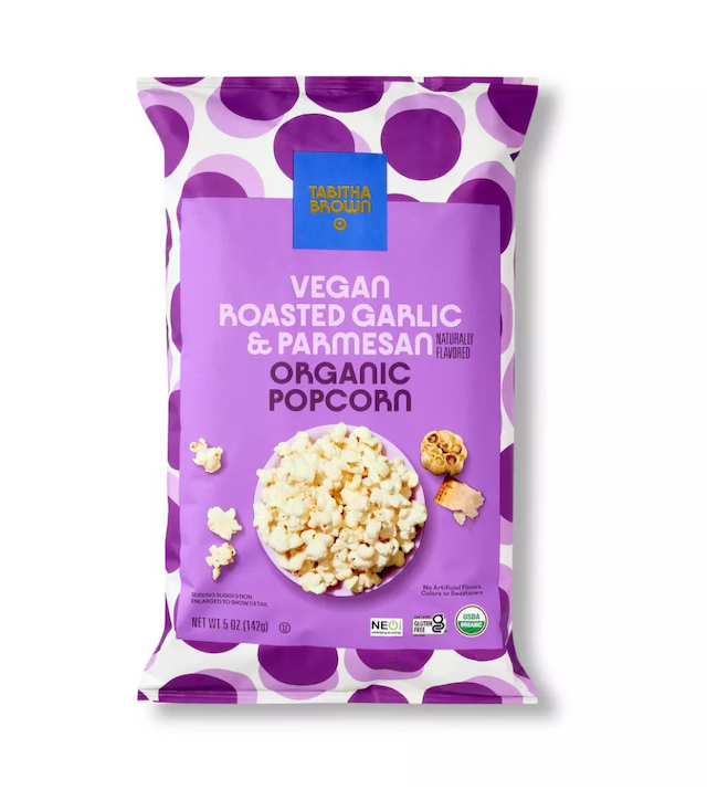  Tabitha Brown  Vegan Roasted Garlic & Parmesan Organic Popcorn