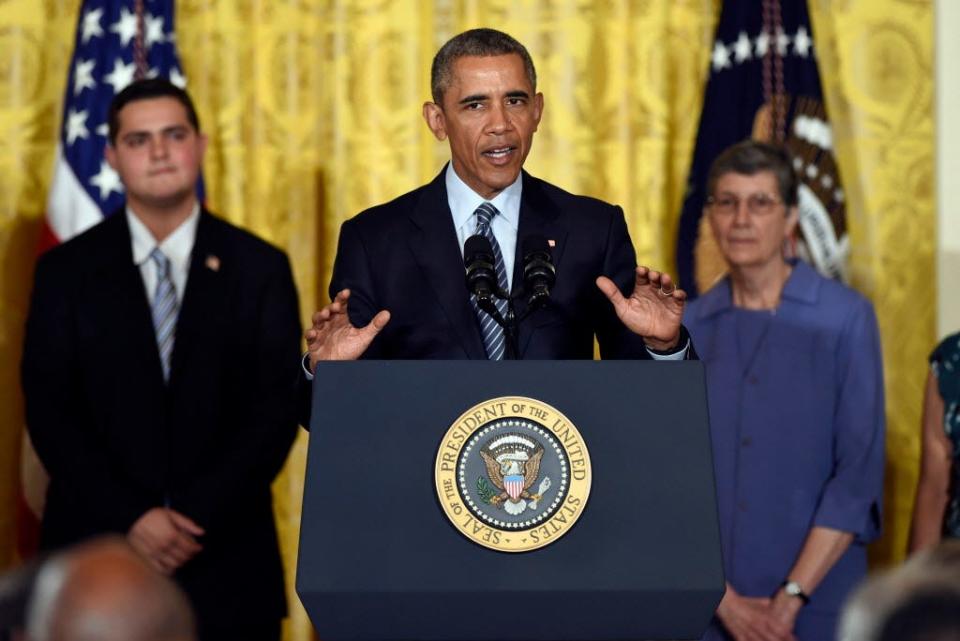 President Obama speaks about his Clean Power Plan on Aug. 3, 2015.