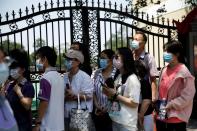 Annual national college entrance exam amid the coronavirus disease (COVID-19) outbreak in Beijing