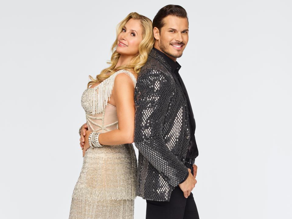 Mira Sorvino and Gleb Savchenko.