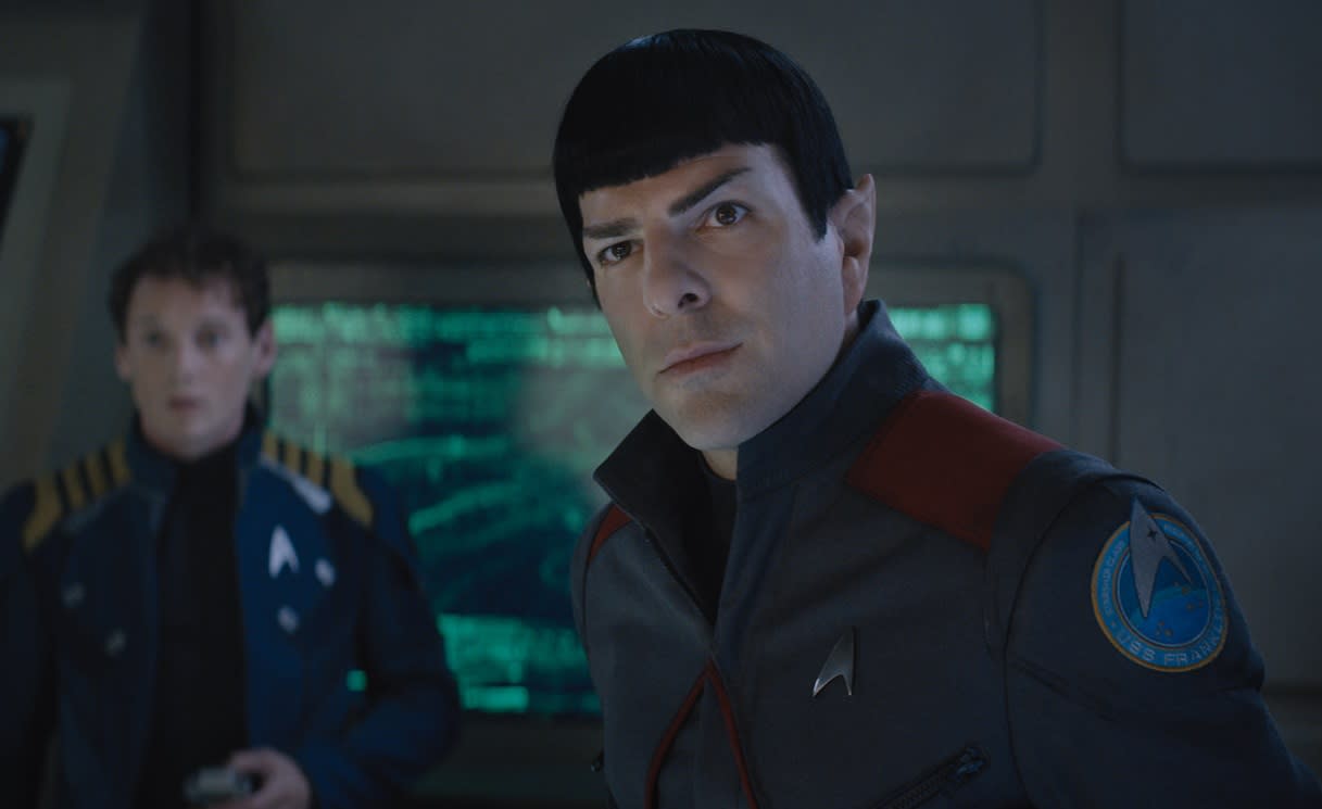 Will 2016's 'Star Trek Beyond' be the last we see of Zachary Quinto's Spock and co? (Credit: Paramount)