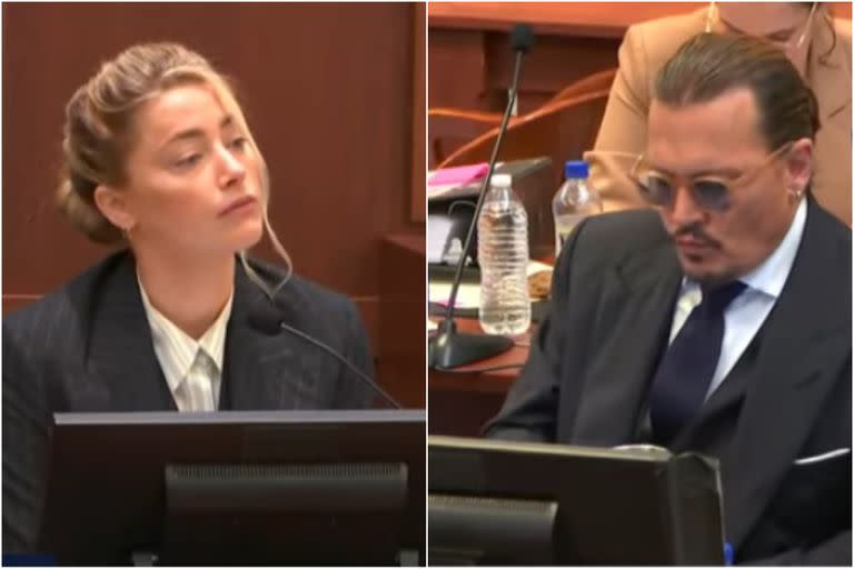 Los videos salieron a luz en medio del juicio entre Amber Heard y Johnny Depp 