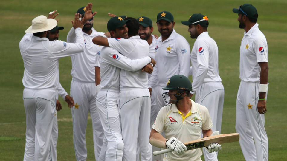 Australia have sunk to a new low against Pakistan in Abu Dhabi. Pic: Getty