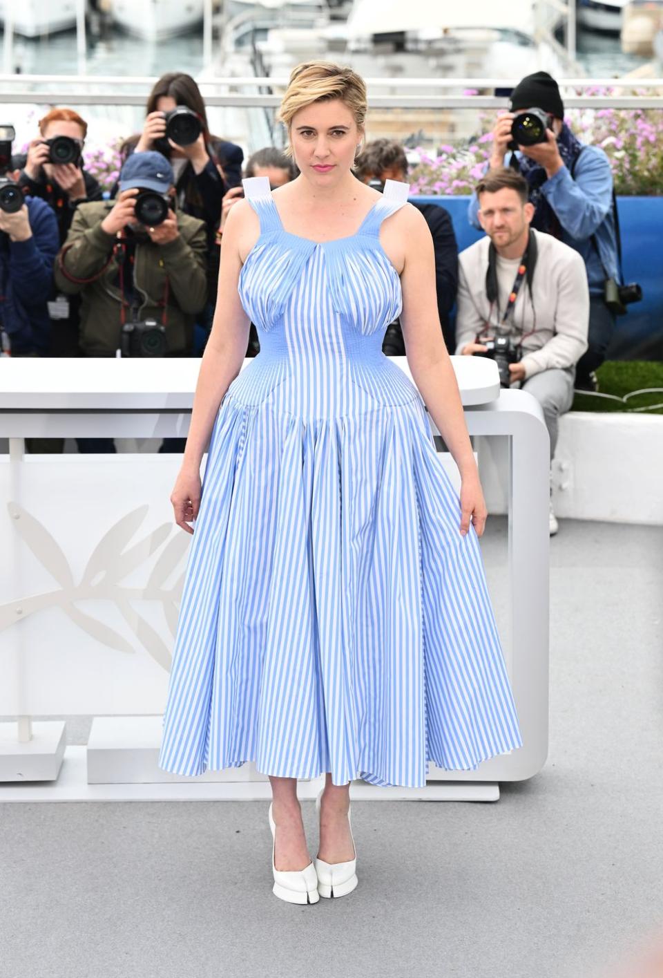 greta gerwig at the 77th cannes film festival held at the palais des festivals on may 14, 2024 in cannes, france photo by michael bucknervariety via getty images