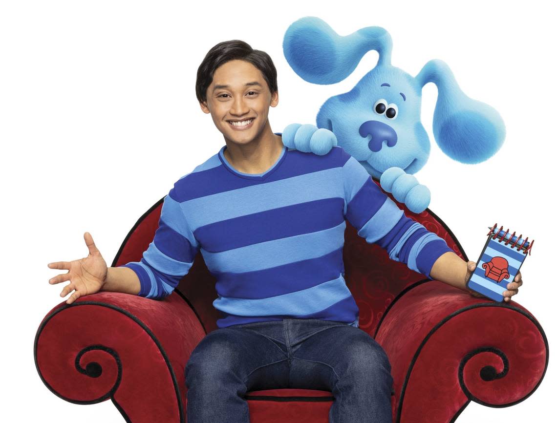 Joshua Dela Cruz is the live-action host of “Blue’s Clues & You!,” which will come to Cable Dahmer Arena on Oct. 26.