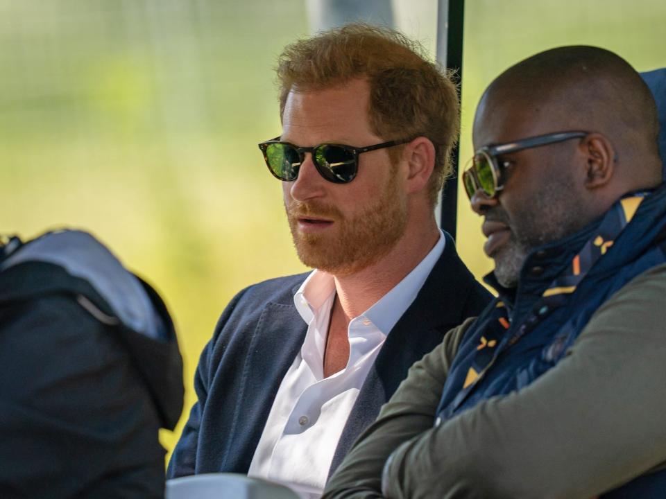 Prince Harry and Misan Harriman in 2022.