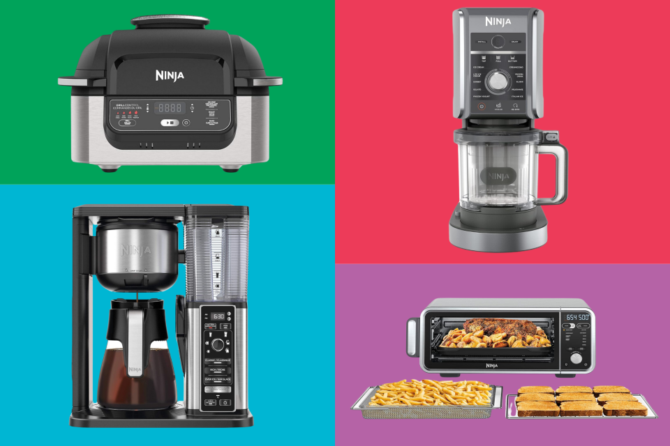 Great deals on Ninja Foodi grills, coffee makers, and more (Photos from Amazon)