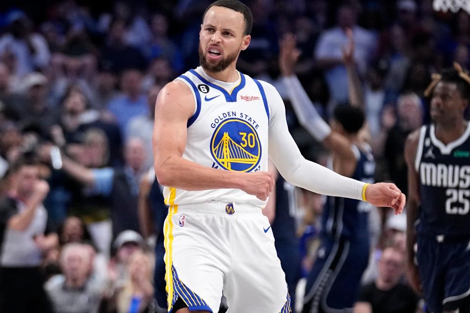 Stephen Curry and the Golden State Warriors play the Sacramento Kings in the first round of the NBA playoffs.