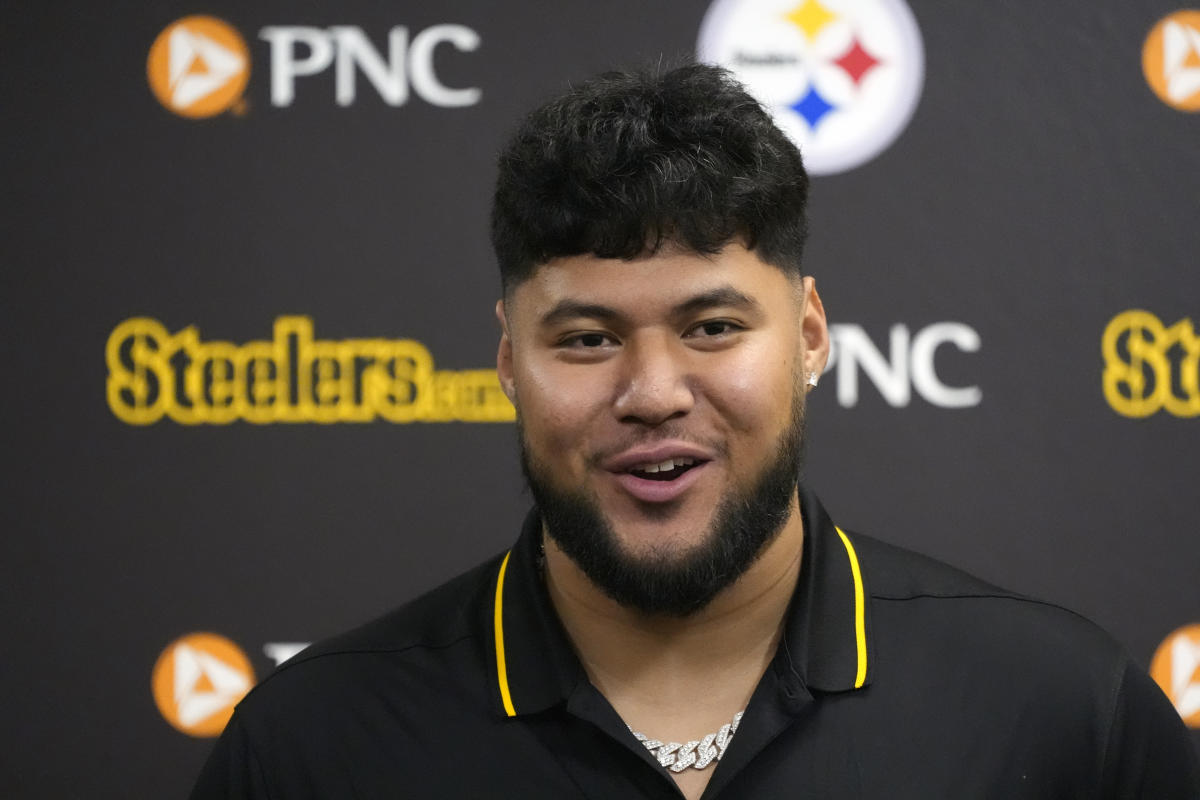 2024 NFL Draft grades Pittsburgh Steelers flex out offensive line as