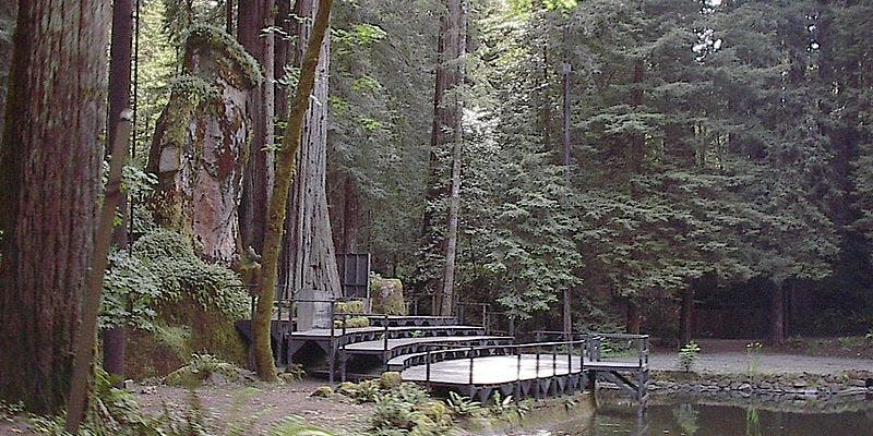 Bohemian Grove Owl Shrine