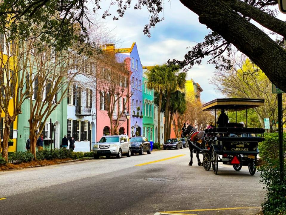 Horse drawn carriage in Charleston, South Carolina