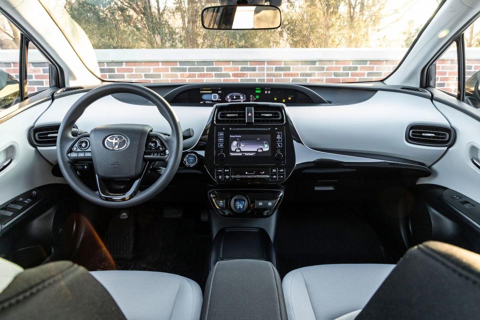 <p>There is plenty of room inside the Prius's tadpole-shaped body, and the hatchback configuration makes the cargo area all the more accessible. We also like that it comes standard with safety features such as automatic emergency braking, adaptive cruise control, and lane departure warning. An all-wheel drive option is new for 2019 and makes the otherwise front-drive Prius a more viable choice if rain or snow are regular visitors to your neighborhood.</p>