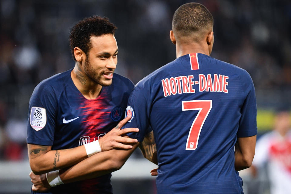 Neymar, Mbappé et Notre-Dame (AFP)