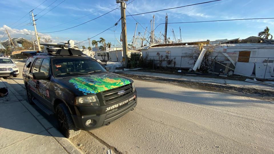 Channel 9 crews headed to Fort Myers to survey the damage caused by Hurricane Ian.