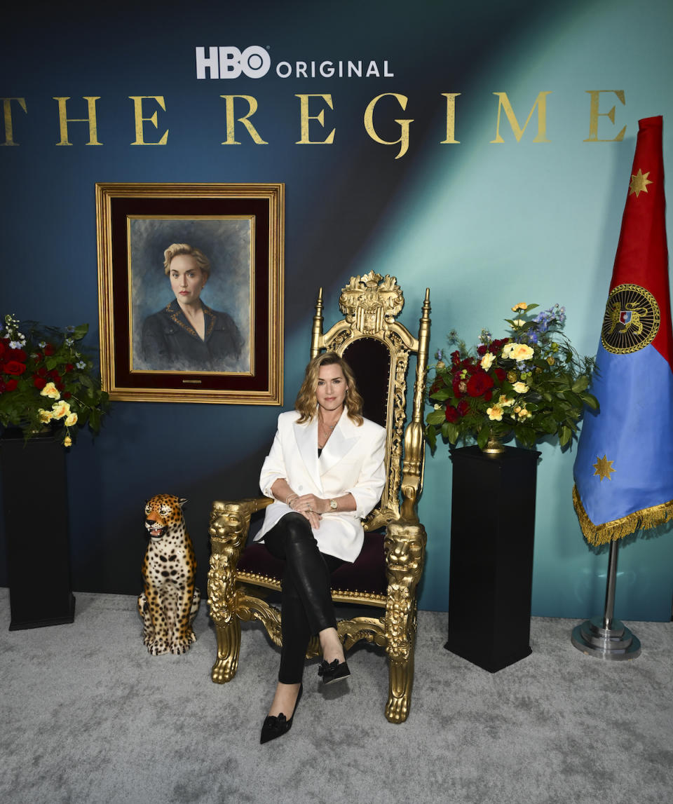 Kate Winslet at the FYC event for "The Regime" held at Paramount Theatre on June 5, 2024 in Los Angeles, California. 