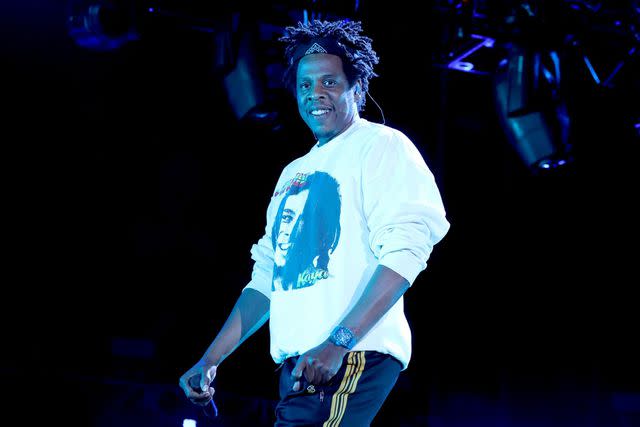 Brian Ach/Getty Images Jay-Z performs onstage during day 2 of the Something in the Water festival on April 27, 2019