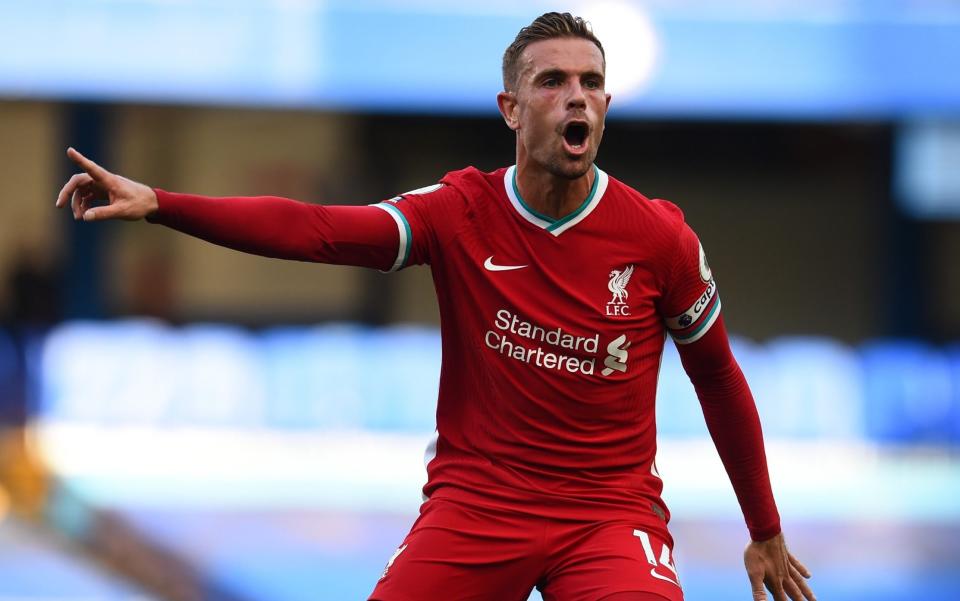 Jordan Henderson — Liverpool captain Jordan Henderson to miss Arsenal match with ‘minor muscle problem’ - GETTY IMAGES