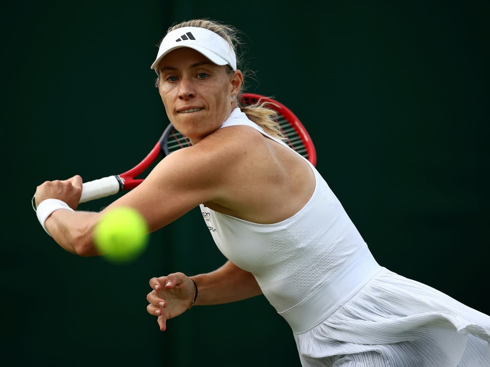 Angelique Kerber schied in Wimbledon aus (HENRY NICHOLLS)