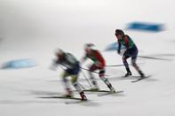 Cross-Country Skiing - Pyeongchang 2018 Winter Olympics - Women's Team Sprint Free Finals - Alpensia Cross-Country Skiing Centre - Pyeongchang, South Korea - February 21, 2018 - Athletes compete. REUTERS/Carlos Barria