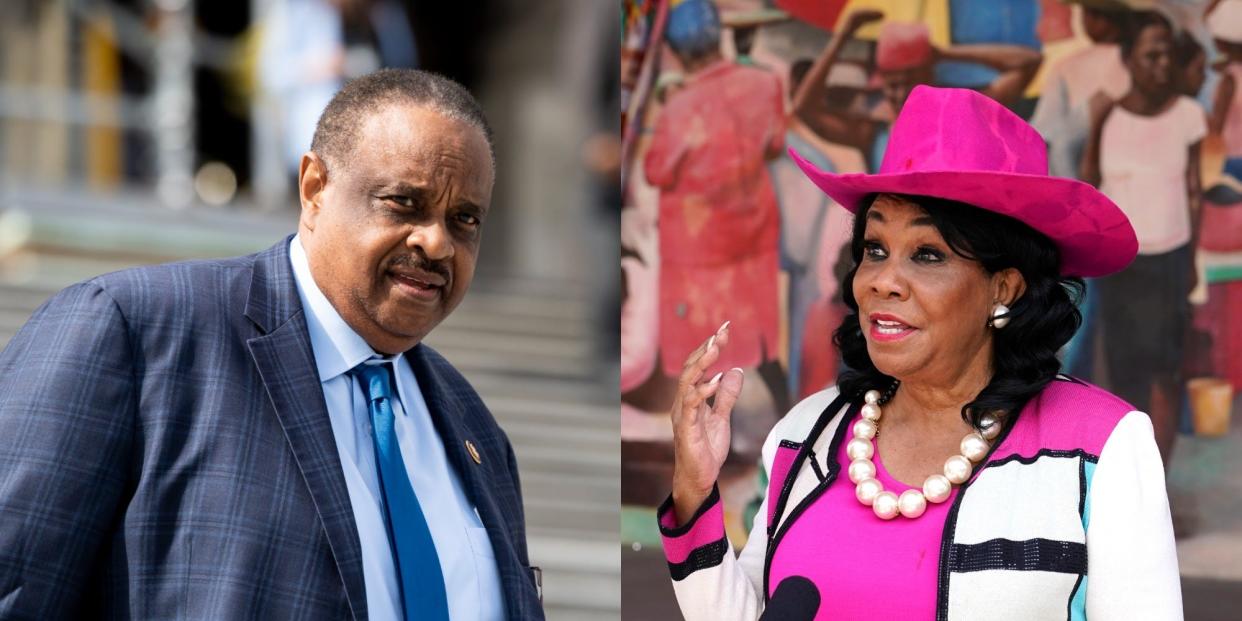 Democratic Reps. Al Lawson and Frederica Wilson of Florida.