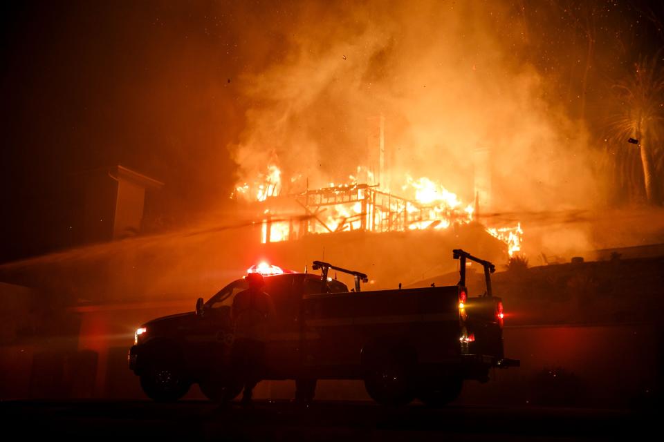Impactantes imágenes de los incendios en California